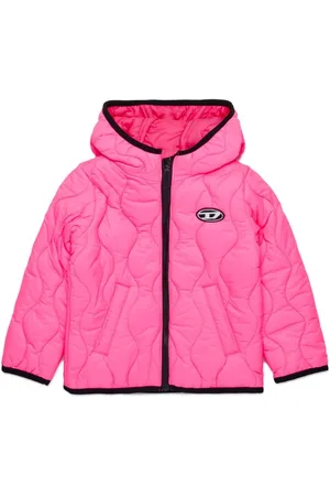 Diesel Logo-appliqué quilted jacket