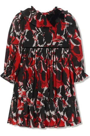 PATACHOU Floral-print pleated dress