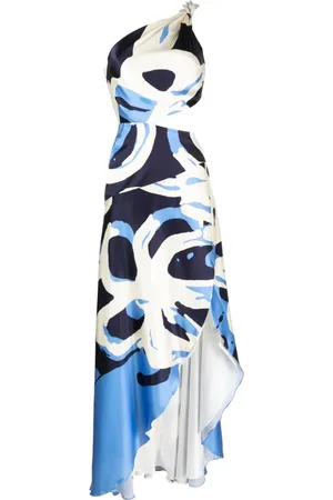Silvia Tcherassi Whitney asymmetric maxi dress