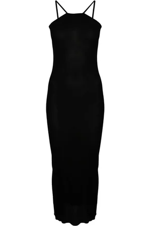 Rick Owens Skorpio fine-ribbed maxi dress