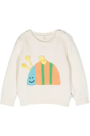 Stella McCartney Striped Bumblebee cotton jumper