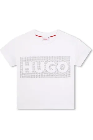 HUGO BOSS Stud-embellished cotton T-shirt