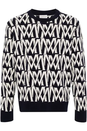 Moncler Monogram-jacquard jumper