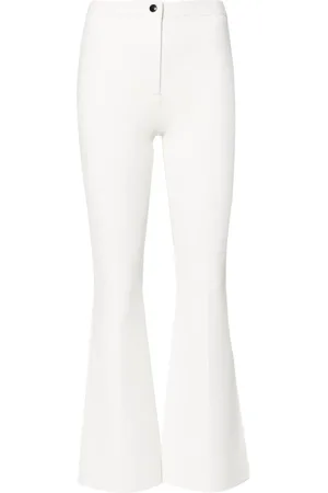 THEORY Pleat-detail flared trousers