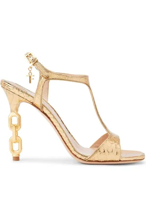 Tom Ford 115mm chain-heel leather sandals
