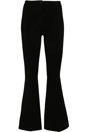 THEORY Pleat-detail flared trousers