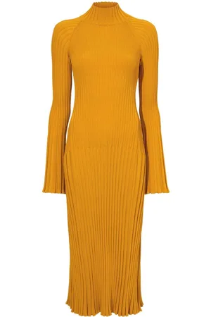 Proenza Schouler Roll-neck ribbed midi dress