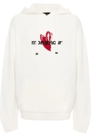 Emporio Armani X Mon Amour intarsia-knit hoodie