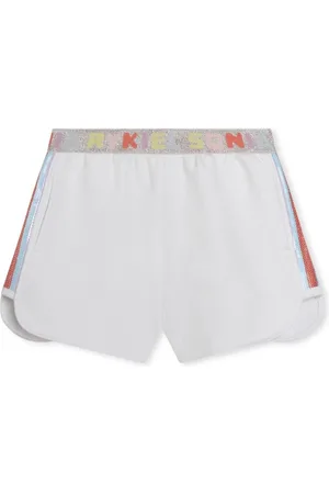 Sonia Rykiel Enfant Logo-waistband cotton shorts