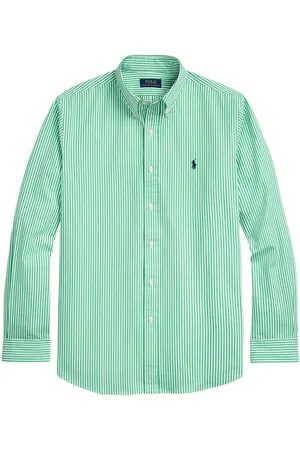 Ralph Lauren Logo-embroidered striped shirt