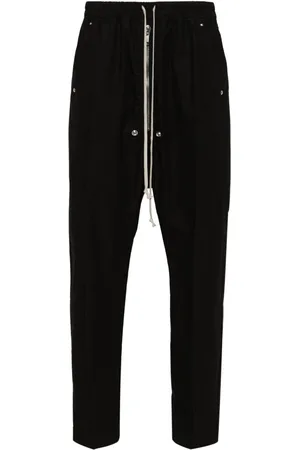 Rick Owens Tapered drop-crotch trousers