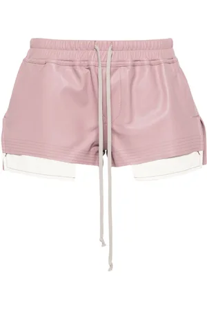 Rick Owens Fog Boxers leather shorts