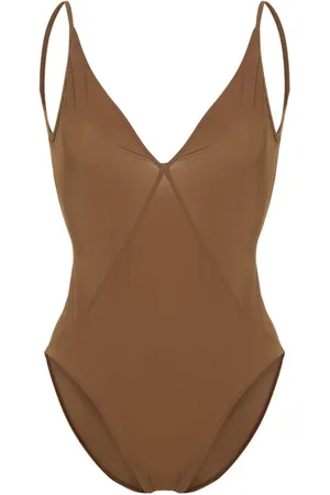 Rick Owens V-neck one-piece swimsuit