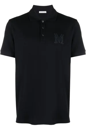 Moncler Logo-patch cotton polo shirt