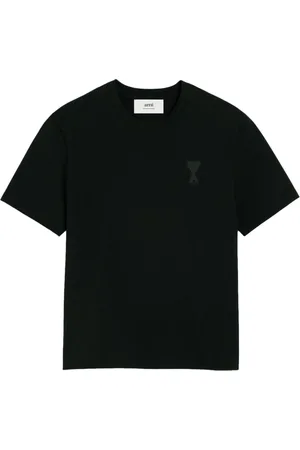 Ami Logo-embossed cotton T-shirt