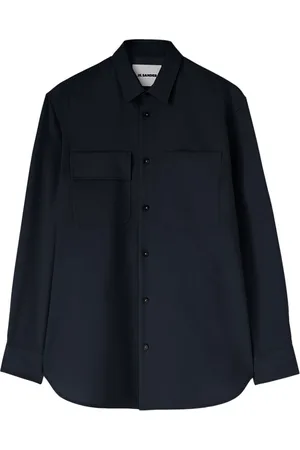 Jil Sander Long-sleeved wool shirt