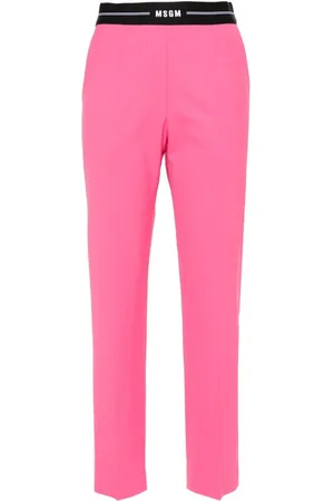 Msgm High-waist slim-fit trousers