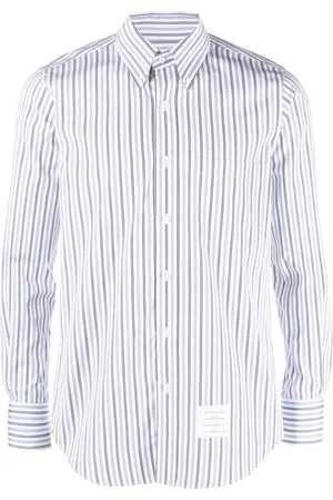 Thom Browne Striped poplin shirt
