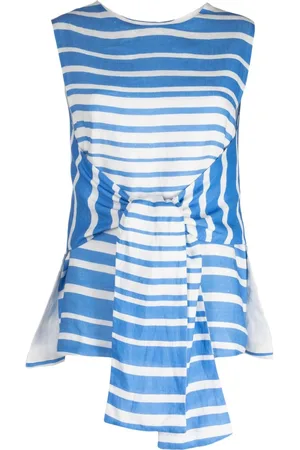 Bambah Sicily striped linen tunic