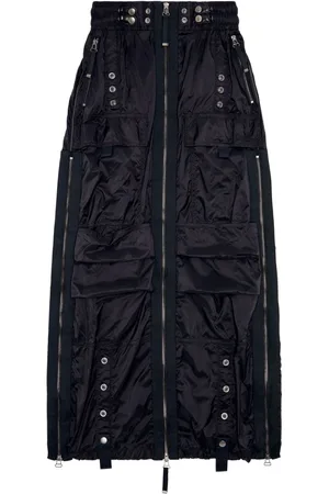 Diesel O-Crep cargo maxi skirt