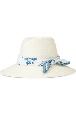 Le Mont St Michel Kate scarf-detail fedora hat
