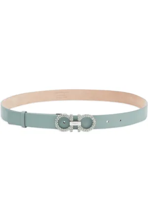 Salvatore Ferragamo Gancini-buckle leather belt