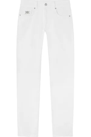 VERSACE Medusa Head detail straight-legged jeans