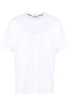 Stone Island Compass-print cotton T-shirt