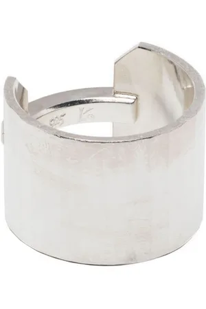 WERKSTATT:MÜNCHEN Logo-engraved polished-finish ring