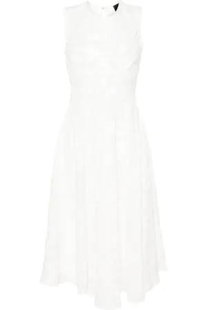 Puppets and Puppets Chris floral-jacquard dress