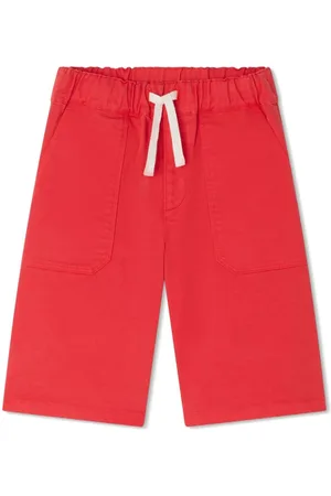 BONPOINT Logo-patch cotton-blend shorts