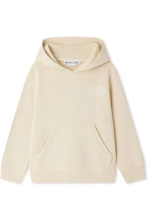 BONPOINT Logo-embroidered cotton hoodie