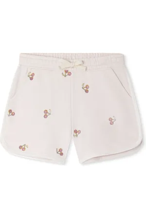 BONPOINT Caroline Cherry-embroidered shorts