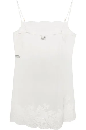 CARINE GILSON Lace-trim sheer nightdress