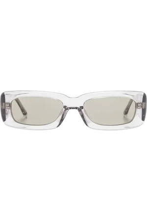 The Attico X Linda Farrow Marfa rectangle-frame sunglasses
