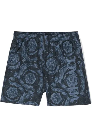 VERSACE Barocco-print swim shorts