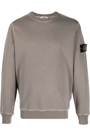 Stone Island Compass-badge cotton sweatshirt