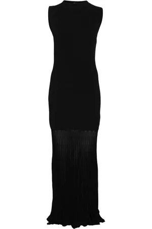 Totême Plissé-detail ribbed maxi dress