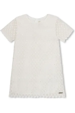 Michael Kors Floral-lace cotton dress