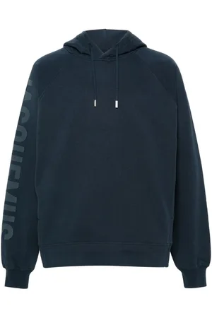 Jacquemus Le Hoodie Typo cotton top