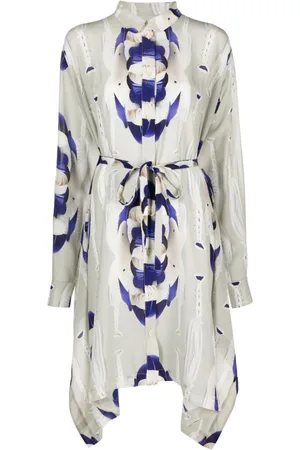 HENRIK VIBSKOV Square boxing-print midi dress