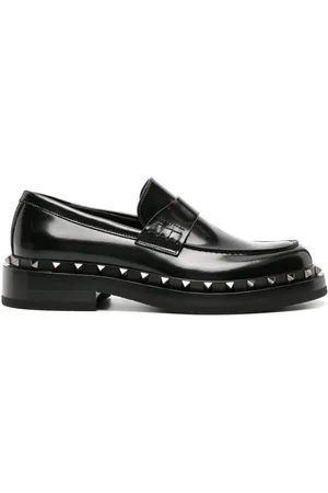 VALENTINO GARAVANI Rockstud M-way leather loafers