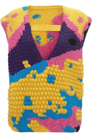 J.W.Anderson Panelled V-neck knitted vest