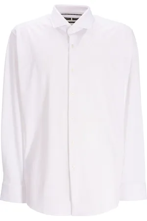 HUGO BOSS Wingtip-collar buttoned shirt