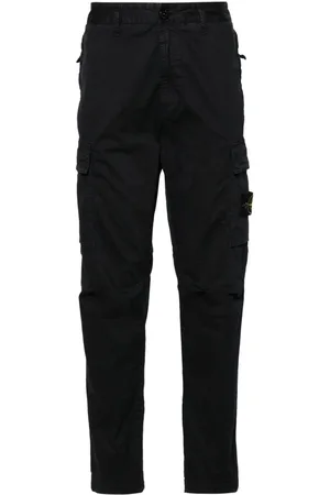 Stone Island Compass-badge straight-leg trousers