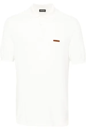 Ermenegildo Zegna Piqué cotton polo shirt