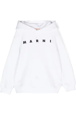 Marni Logo-print cotton hoodie