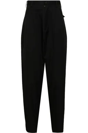 Sulvam Tailored wool tapered trousers