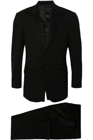 LARDINI Single-breasted wool blend suit