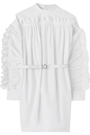 Jil Sander Ruffled-detail cotton minidress